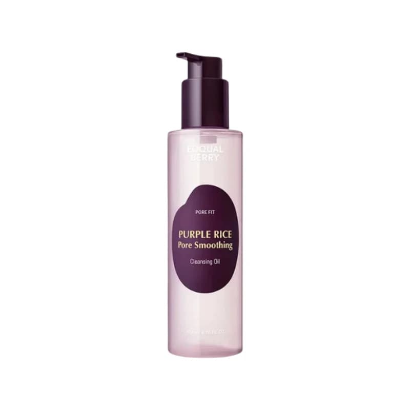 زيت تنظيف المسام العميق ايكوال بيري الأرز الأرجواني 200مل – Equalberry Purple Rice Deep Pore Cleansing Oil
