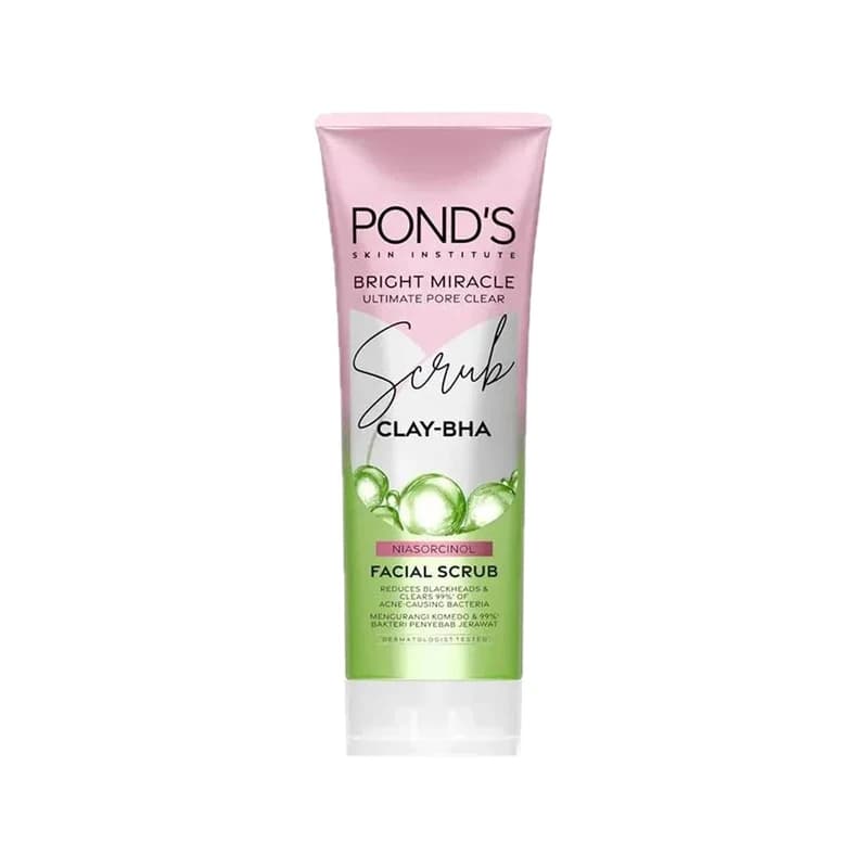 مقشر الوجه بوندس برايت ميراكل لتنظيف المسام العميق - Pond's Bright Miracle Ultimate Pore Clear Facial Scrub