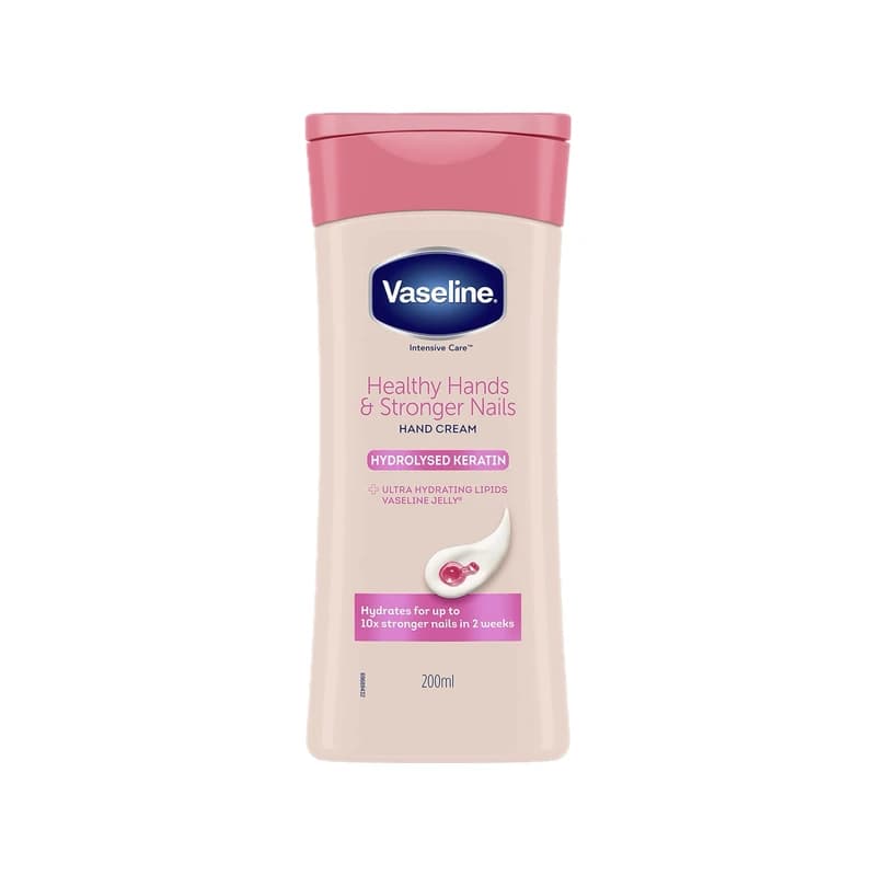 Vaseline Intensive Care Healthy Hands + Stronger Nails Lotion - فازلين إنتنسيف كير لوشن العناية باليدين وتقوية الأظافر