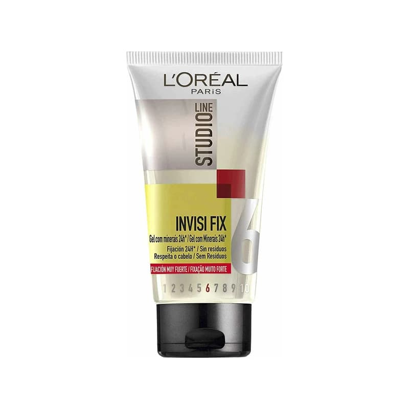 جل تثبيت لوريال باريس ستوديو لاين إنفيزي فيكس قوي جداً رقم 6 - Loreal Paris Studio Line Invisi Fix Extra Strong Hold Gel No.6