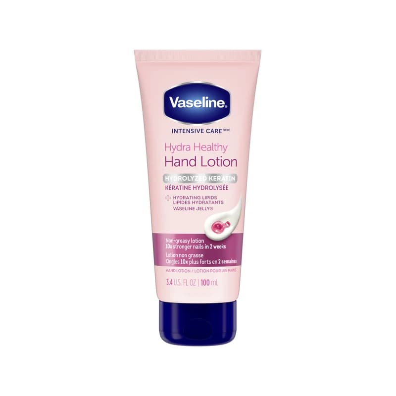 لوشن فازلين إنتنسيف كير للأيدي الصحية والأظافر القوية - Vaseline Intensive Care Healthy Hands Stronger Nails Lotion