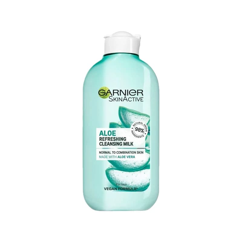 Garnier SkinActive Aloe Cleansing Milk - غسول وجه غارنييه سكين أكتيف ألوفيرا
