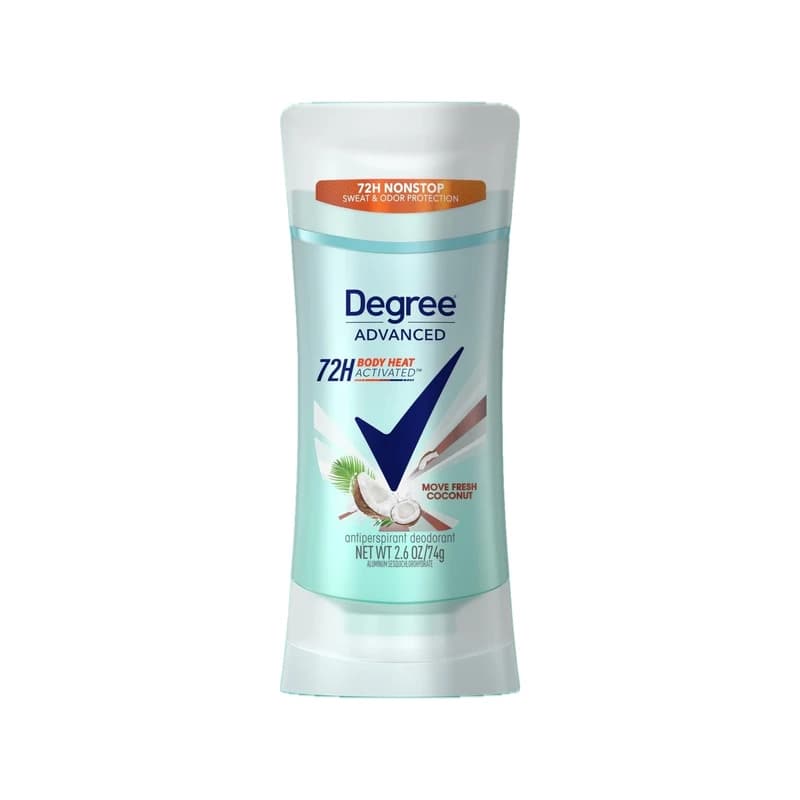 Degree Advanced Coconut & Hibiscus Antiperspirant Deodorant - معطر ومضاد تعرق ديجري أدفانسد جوز الهند والكركديه