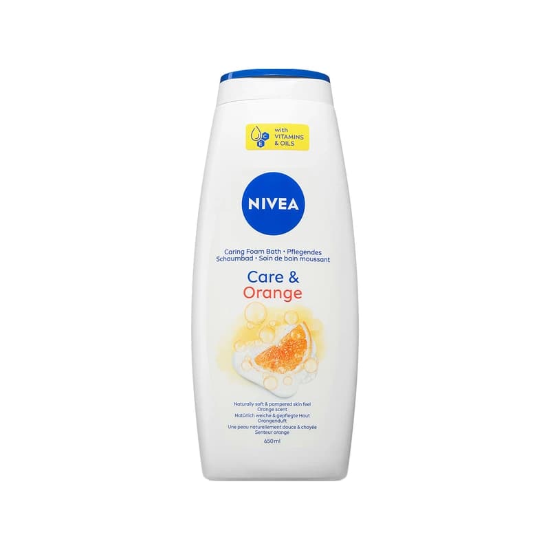 Nivea Care & Orange Caring Foam Bath - رغوة حمام نيفيا كير آند أورانج