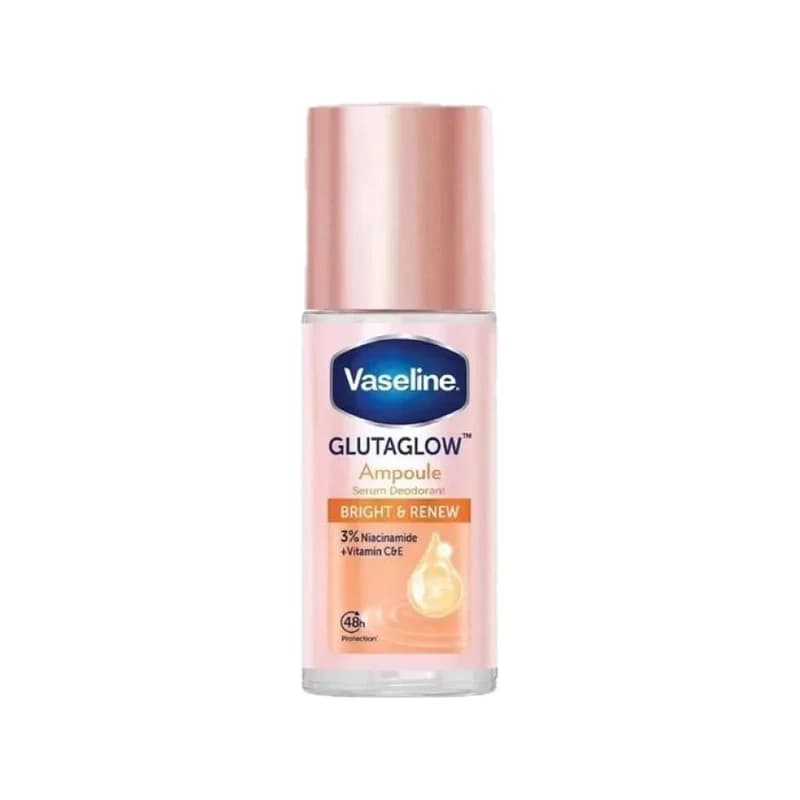 معطر رول فازلين جلوتاجلو أمبول سيروم برايت ورينيو - Vaseline Glutaglow Ampoule Serum Deodorant Bright & Renew