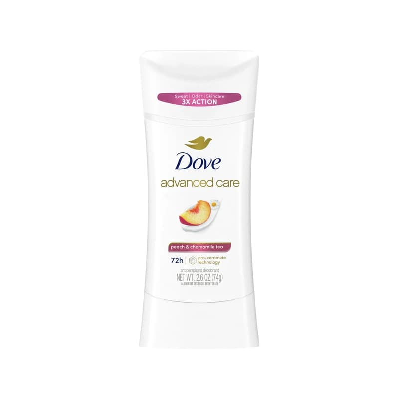 معطر ومضاد تعرق دوف أدفانسد كير الخوخ وشاي البابونج - Dove Advanced Care Peach & Chamomile Tea Antiperspirant Deodorant