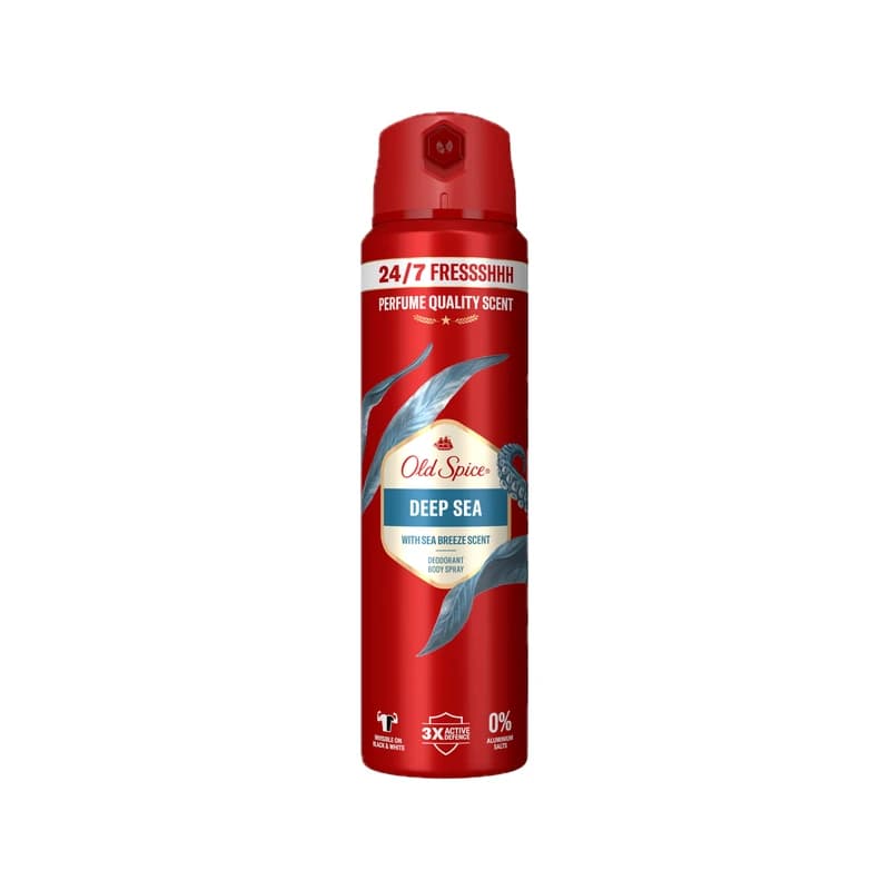 Old Spice Deep Sea Deodorant Body Spray - معطر أولد سبايس ديب سي