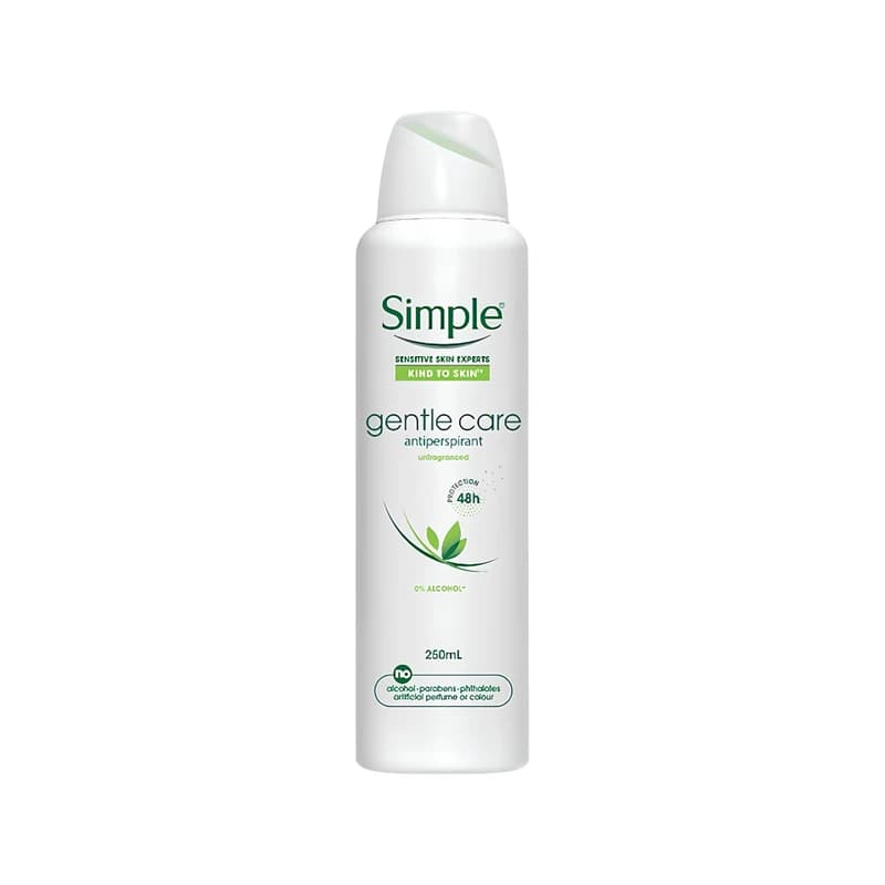 مضاد تعرق سبراي سيمبل جنتل كير - Simple Gentle Care Antiperspirant Spray