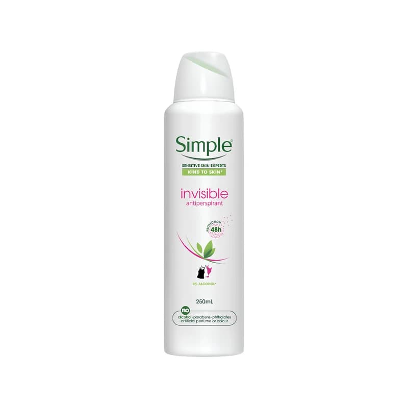 مضاد تعرق سبراي سيمبل إنفيزيبل - Simple Invisible Antiperspirant Spray
