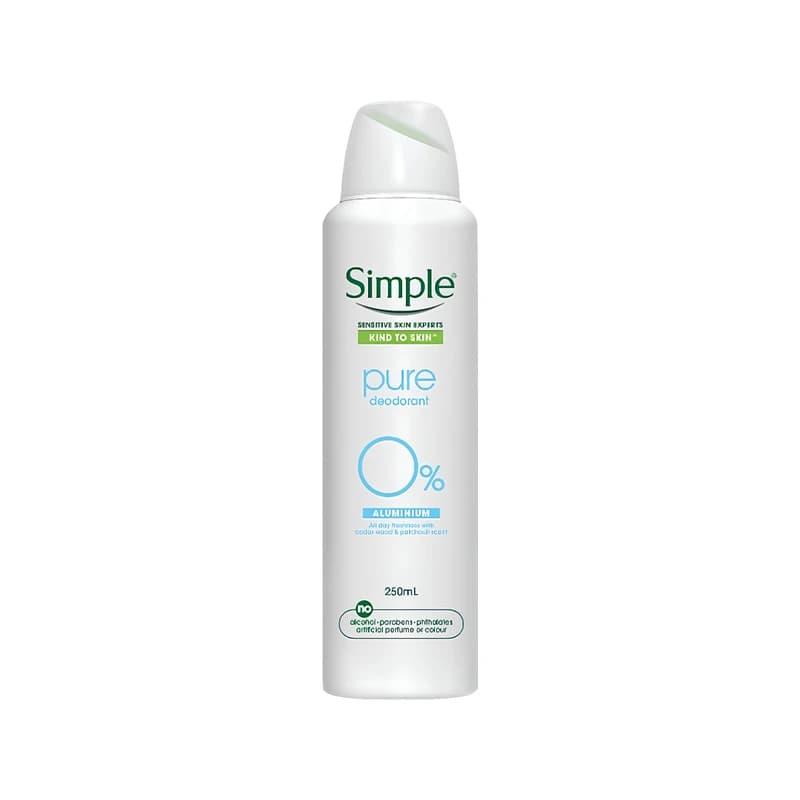 معطر سبراي سيمبل بيور - Simple Pure Deodorant Spray