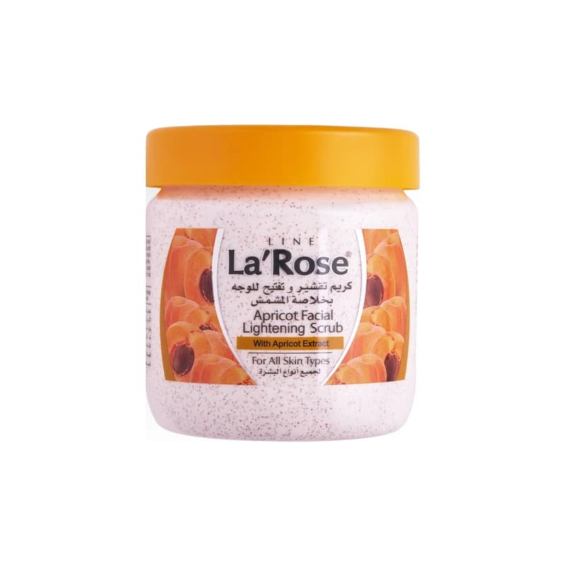 مقشر لاروز بالمشمش لتفتيح البشرة - LaRose Apricot Facial Lightening Scrub