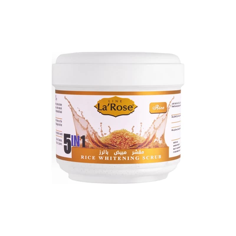 مبيض فوري مقشر لاروز بالأرز - LaRose Whitening Scrub 5 in 1 Rice
