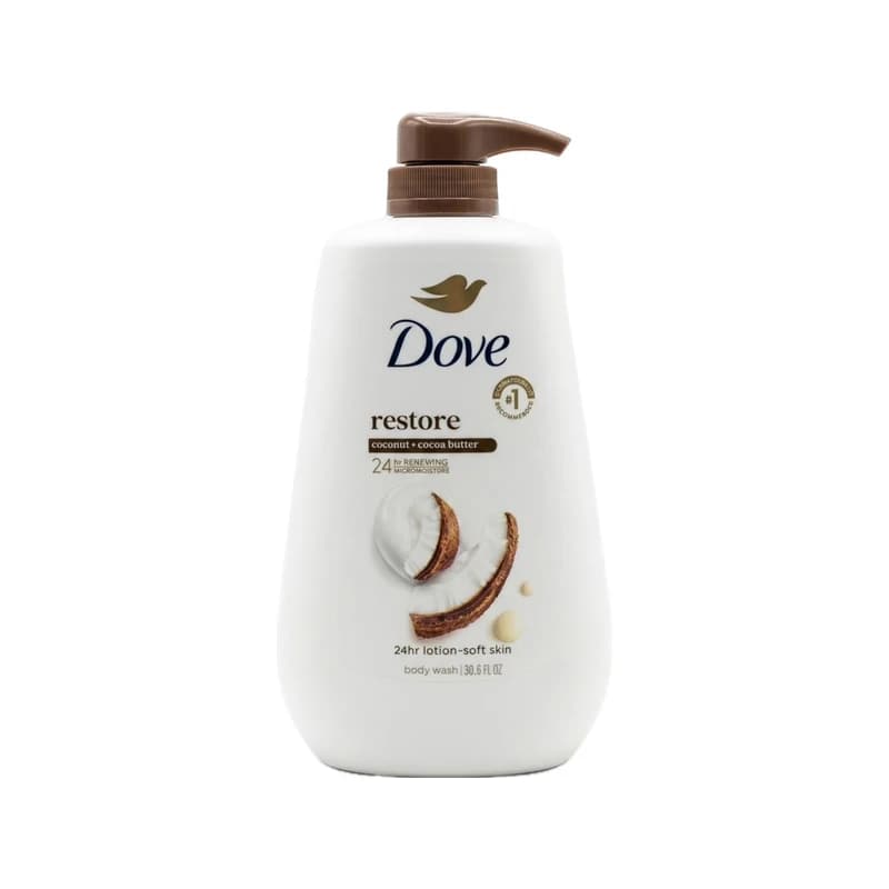 غسول جسم دوف ريستور بجوز الهند وزبدة الكاكاو - Dove Restore Coconut & Cocoa Butter Body Wash