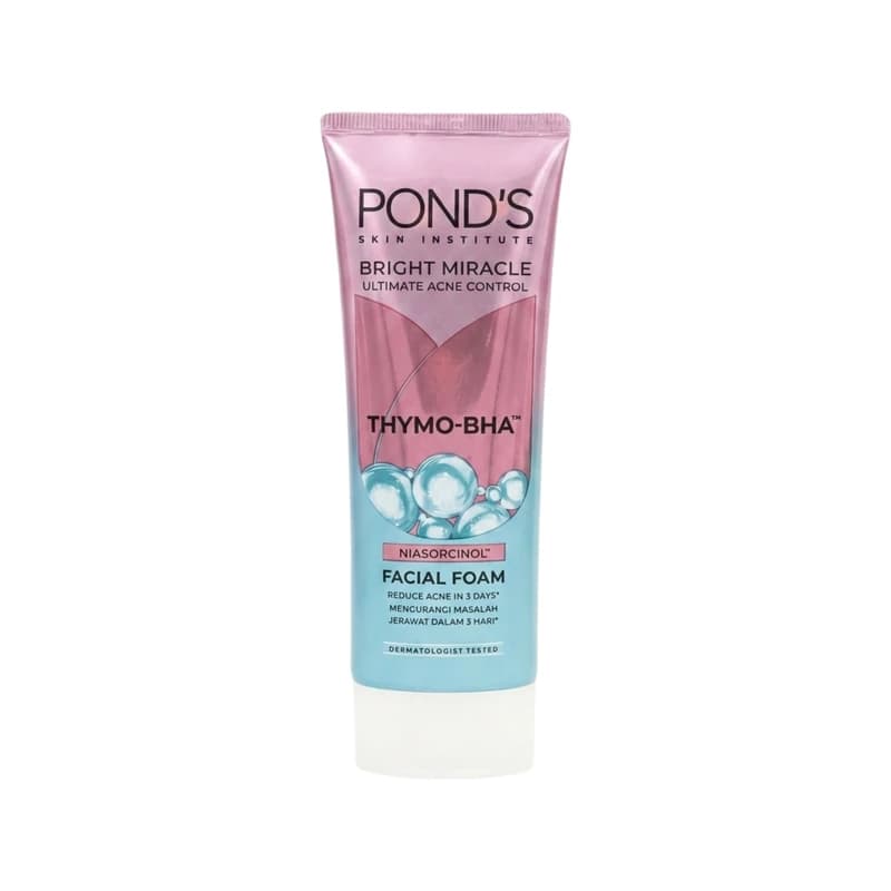 رغوة غسول للوجه بوندز برايت ميراكل لمكافحة حب الشباب - Pond's Bright Miracle Ultimate Acne Control Facial Foam