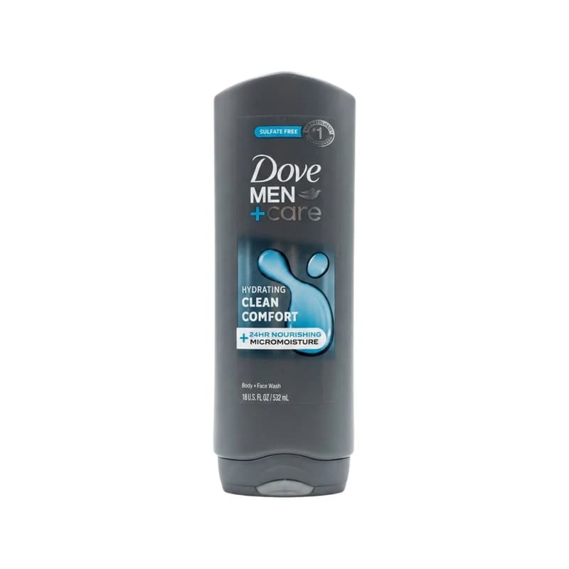 غسول جسم ووجه دوف مين كير كلين كومفورت المرطب - Dove Men Care Hydrating Clean Comfort Body & Face Wash
