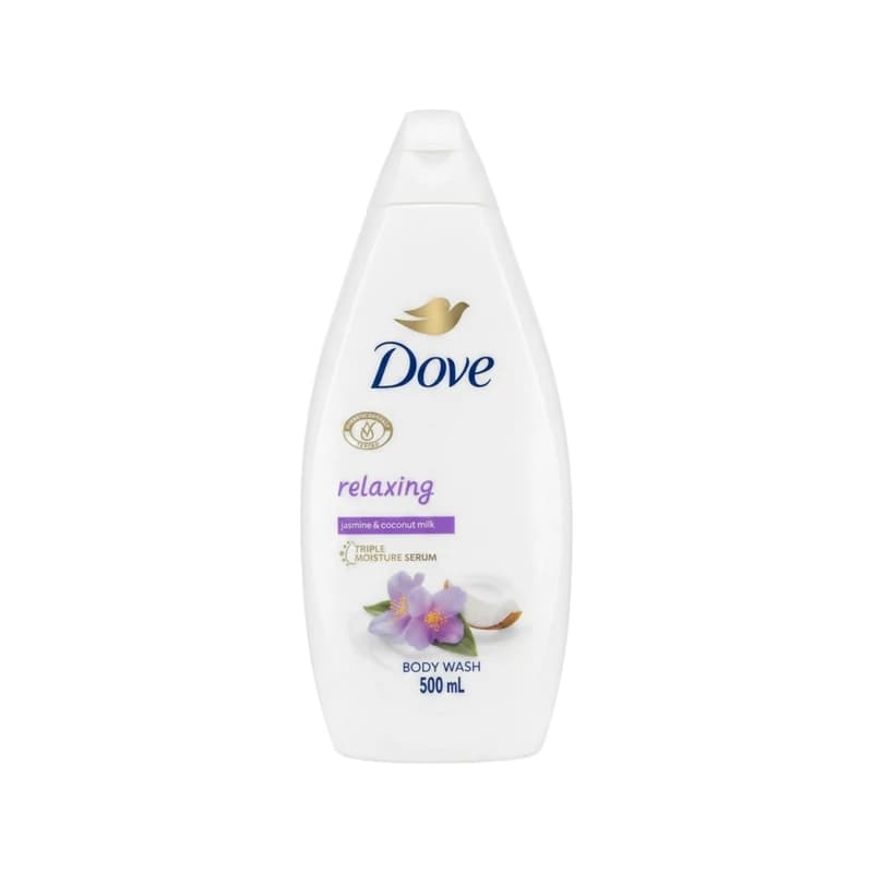 Dove Relaxing Jasmine Petals & Coconut Milk Body Wash - غسول جسم دوف ريلاكسينج بتلات الياسمين وحليب جوز الهند