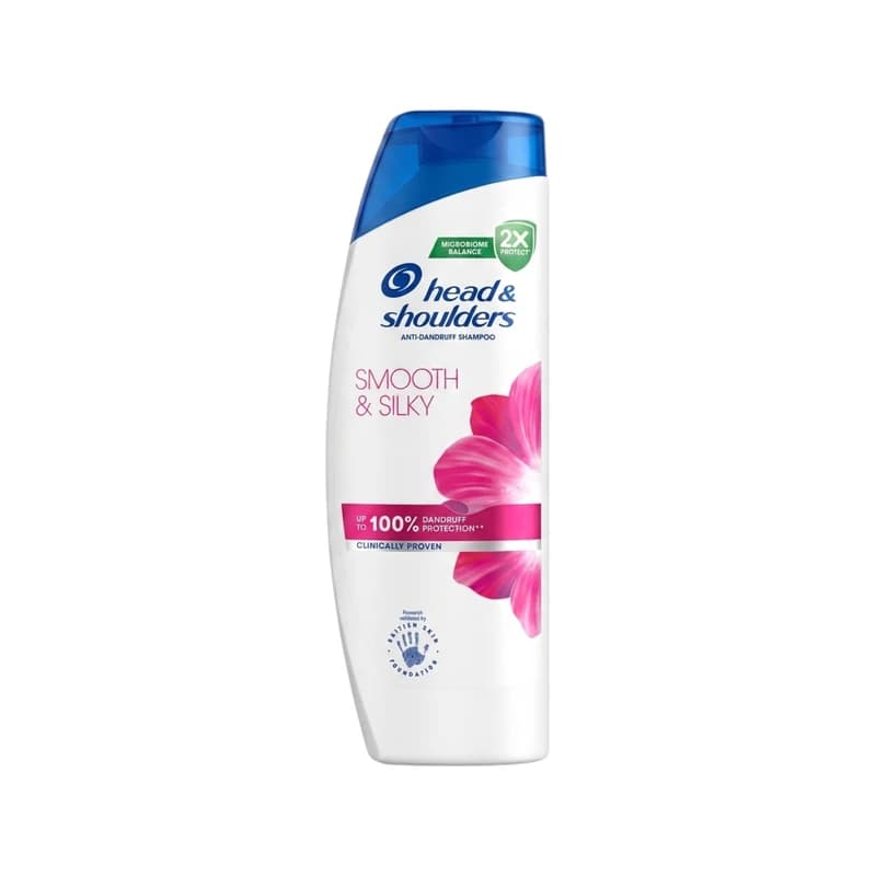 Head & Shoulders Smooth & Silky Anti-Dandruff Shampoo - شامبو هيد اند شولدرز مضاد للقشرة سموث اند سيلكي