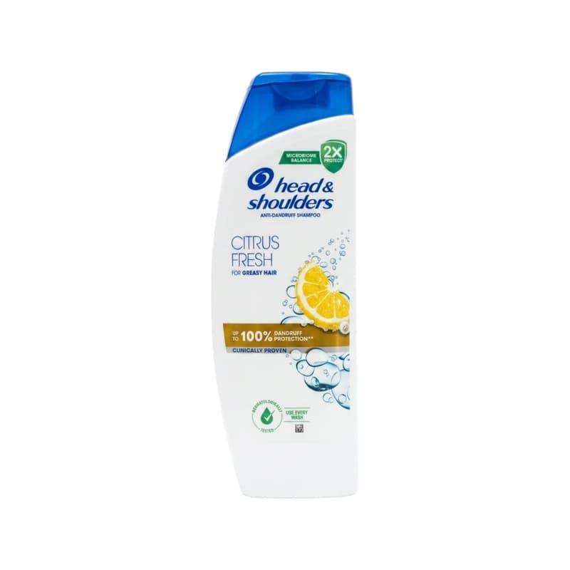Head & Shoulders Citrus Fresh Anti-Dandruff Shampoo - شامبو هيد اند شولدرز سيتروس فريش مضاد للقشرة للشعر الدهني