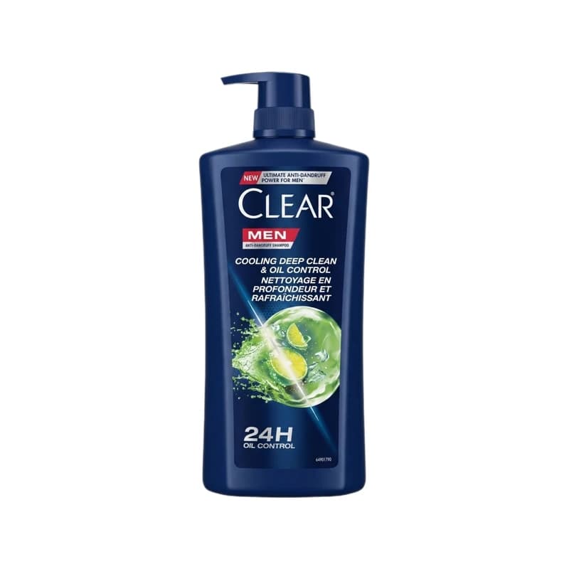 Clear Men Cooling Deep Clean & Oil Control Anti-Dandruff Shampoo - شامبو كلير مين مضاد للقشرة كولينج ديب كلين اند أويل كونترول