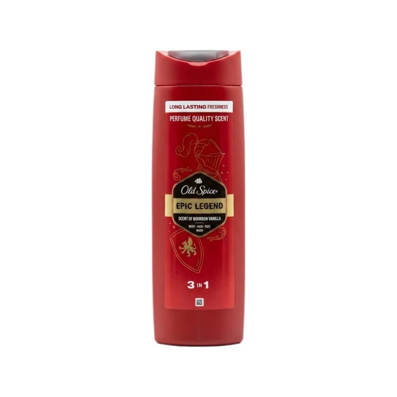 Old Spice Epic Legend 3-in-1 Body, Face & Hair Wash - غسول جسم ووجه وشعر أولد سبايس إيبيك ليجيند 3 في 1