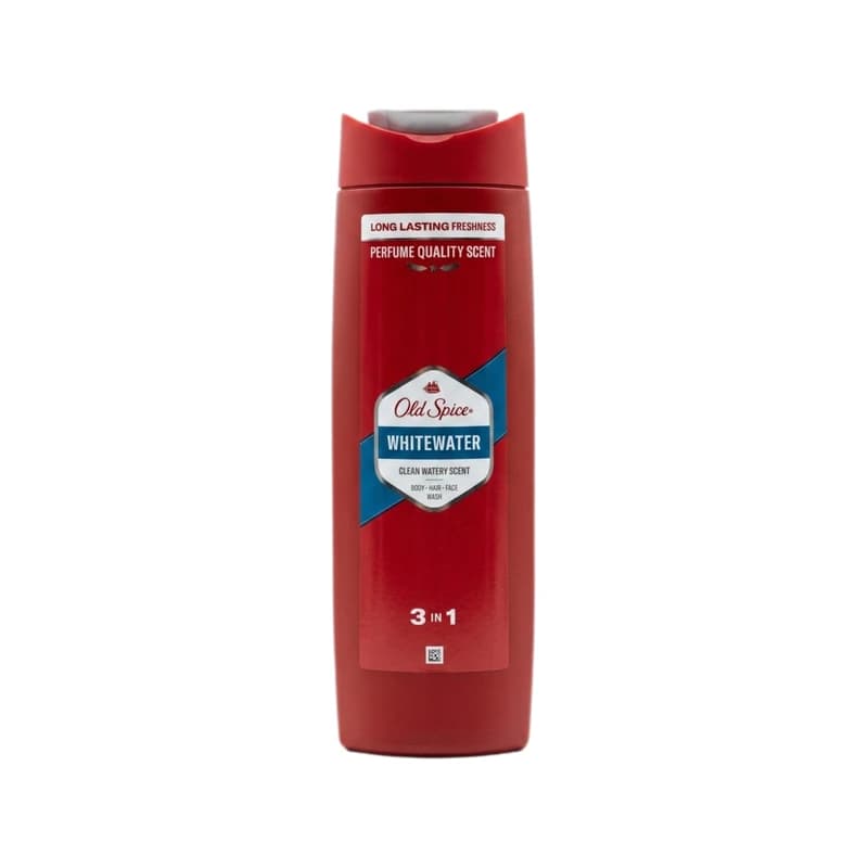 غسول جسم ووجه وشعر أولد سبايس وايت ووتر 3 في 1 - Old Spice Whitewater 3-in-1 Body, Hair & Face Wash