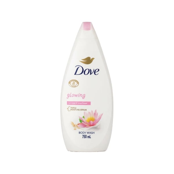 Dove Glowing Rice Water & Lotus Flower Body Wash - غسول جسم دوف جلوينج بماء الأرز وزهرة اللوتس