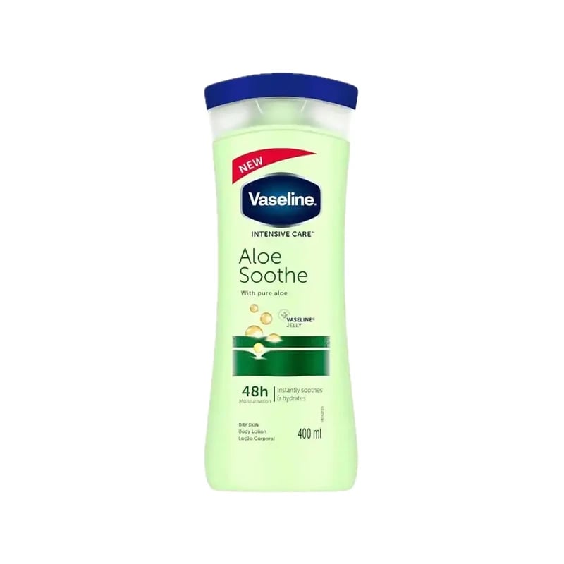 لوشن فازلين إنتنسيف كير ألو سوذ للجسم - Vaseline Intensive Care Aloe Soothe Body Lotion