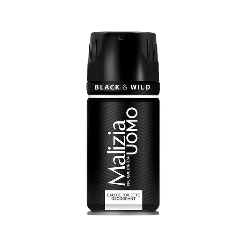 معطر ماليزيا أومو بلاك آند وايلد - Malizia Uomo Black & Wild Deodorant