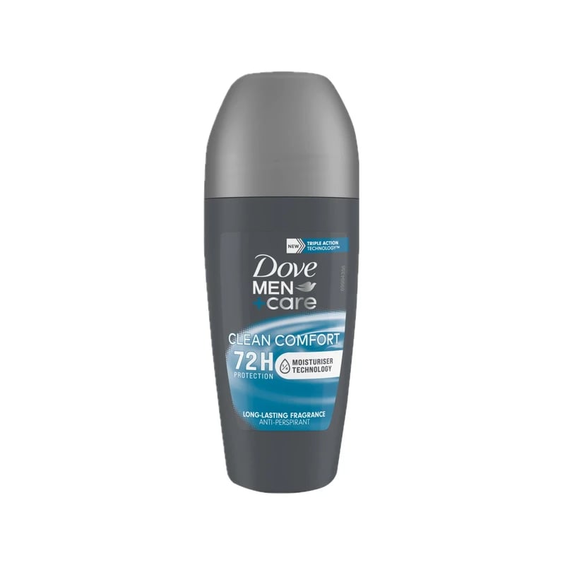 مضاد تعرق رول دوف مين كير كلين كومفورت - Dove Men+Care Clean Comfort Antiperspirant Deodorant Roll-On 50ml