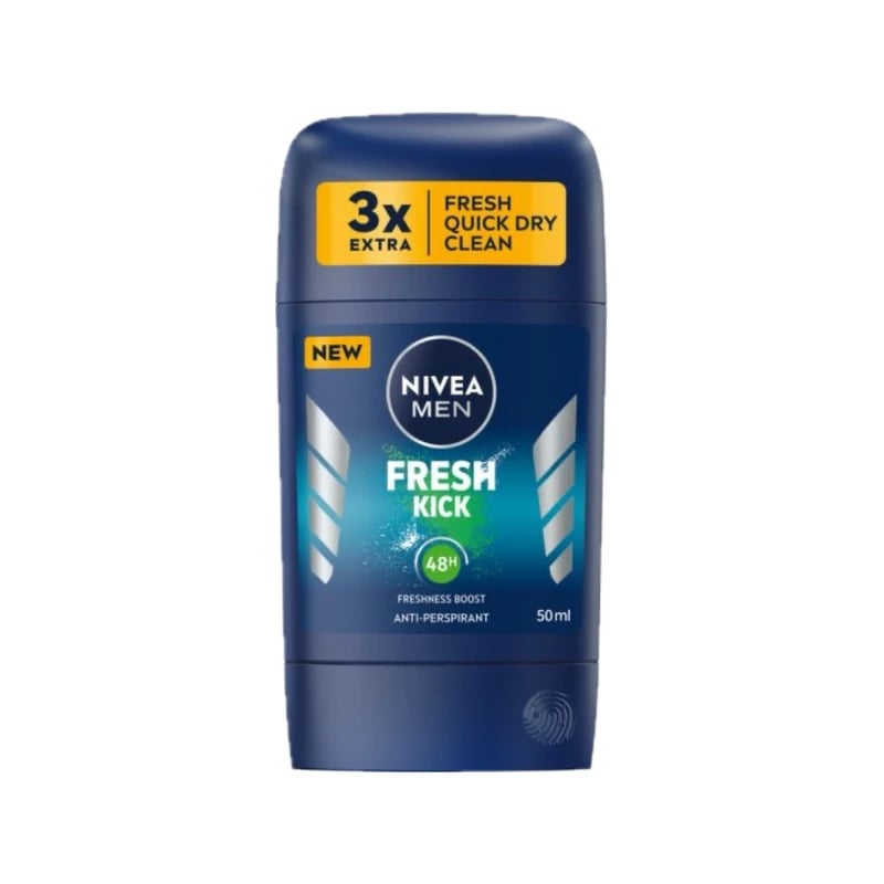 معطر ومضاد تعرق نيفيا مين فريش كيك - Nivea Men Fresh Kick Antiperspirant Deodorant
