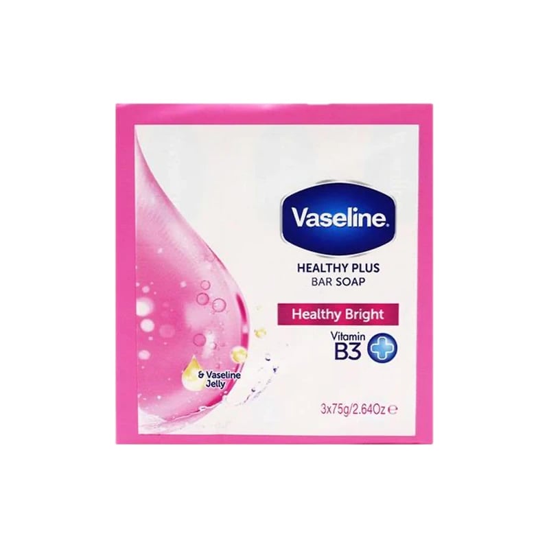 صابون فازلين هيلثي بلاس هيلثي برايت - Vaseline Healthy Plus Bar Soap Healthy Bright