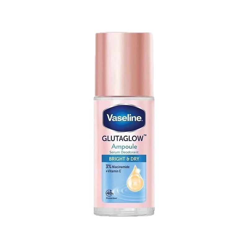 معطر رول فازلين جلوتاجلو أمبول سيروم برايت ودراي - Vaseline Glutaglow Ampoule Serum Deodorant Bright & Dry