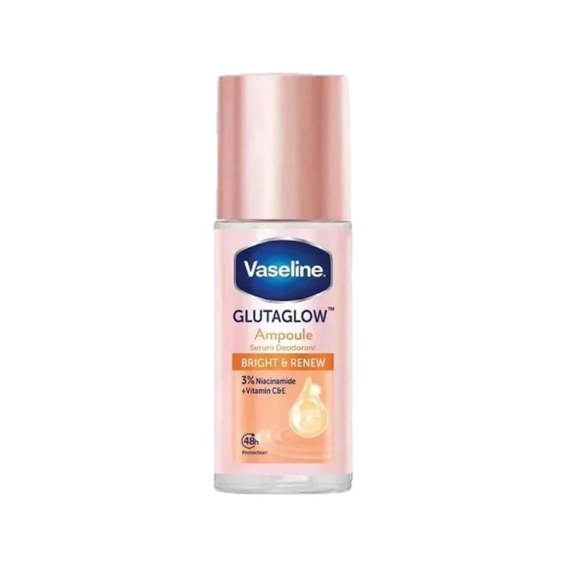 معطر رول فازلين جلوتاجلو أمبول سيروم برايت ورينيو - Vaseline Glutaglow Ampoule Serum Deodorant Bright & Renew