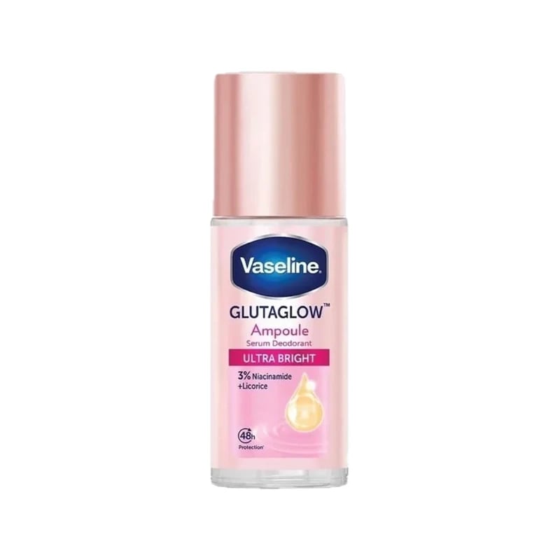 معطر رول فازلين جلوتاجلو أمبول سيروم ألترا برايت - Vaseline Glutaglow Ampoule Serum Deodorant Ultra Bright