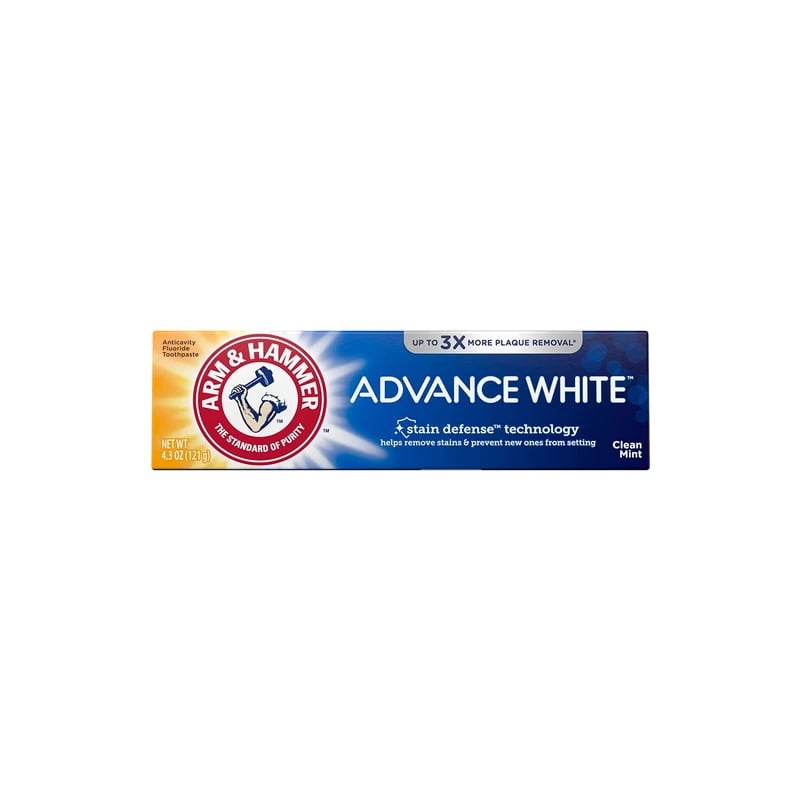معجون أسنان آرم آند هامر أدفانس وايت بالفلورايد كلين مينت - Arm & Hammer Advance White Fluoride Toothpaste Clean Mint