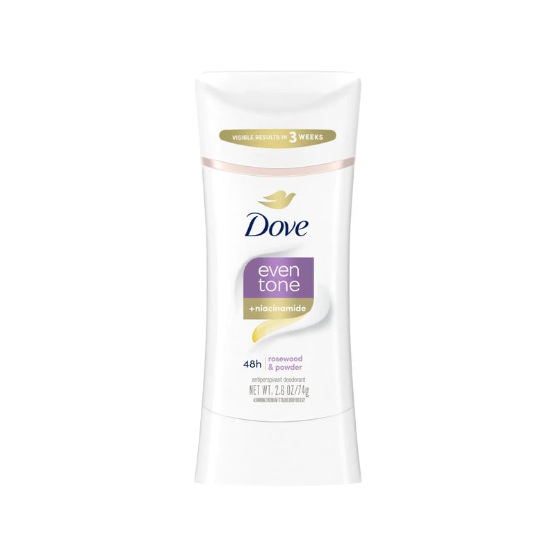 معطر ومضاد تعرق دوف إيفن تون نياسيناميد خشب الورد وباودر - Dove Even Tone + Niacinamide Rosewood & Powder Antiperspirant Deodorant