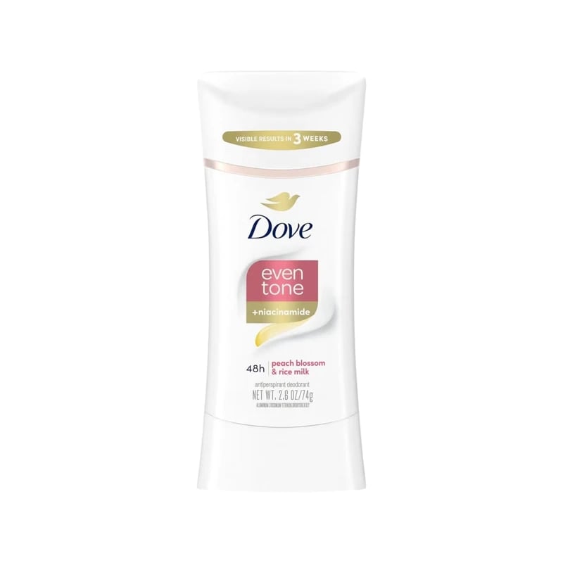 معطر ومضاد تعرق دوف إيفن تون نياسيناميد زهر الخوخ وحليب الأرز - Dove Even Tone + Niacinamide Peach Blossom & Rice Milk Antiperspirant Deodorant