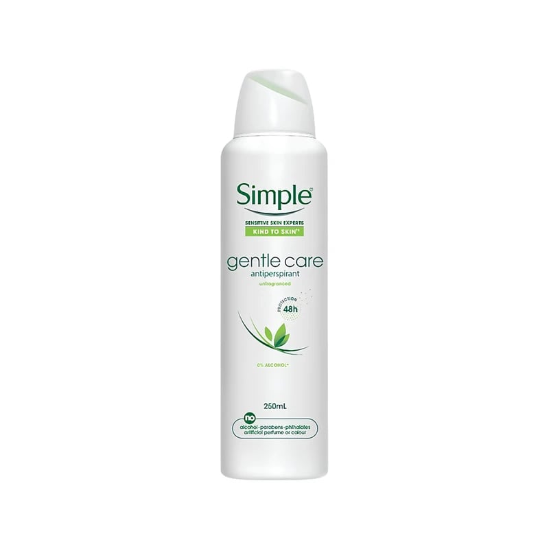 مضاد تعرق سبراي سيمبل جنتل كير - Simple Gentle Care Antiperspirant Spray