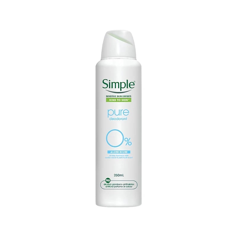 معطر سبراي سيمبل بيور - Simple Pure Deodorant Spray