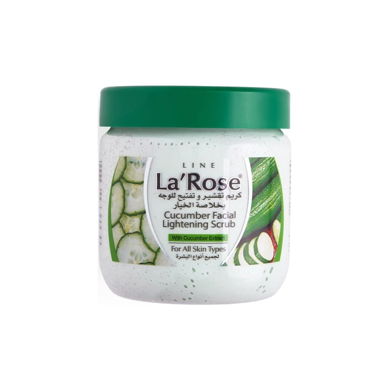 مقشر لاروز بالخيار لتفتيح البشرة - LaRose Cucumber Facial Lightening Scrub