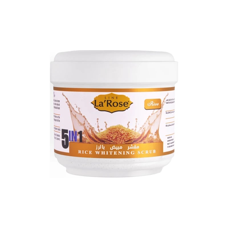 مبيض فوري مقشر لاروز بالأرز - LaRose Whitening Scrub 5 in 1 Rice