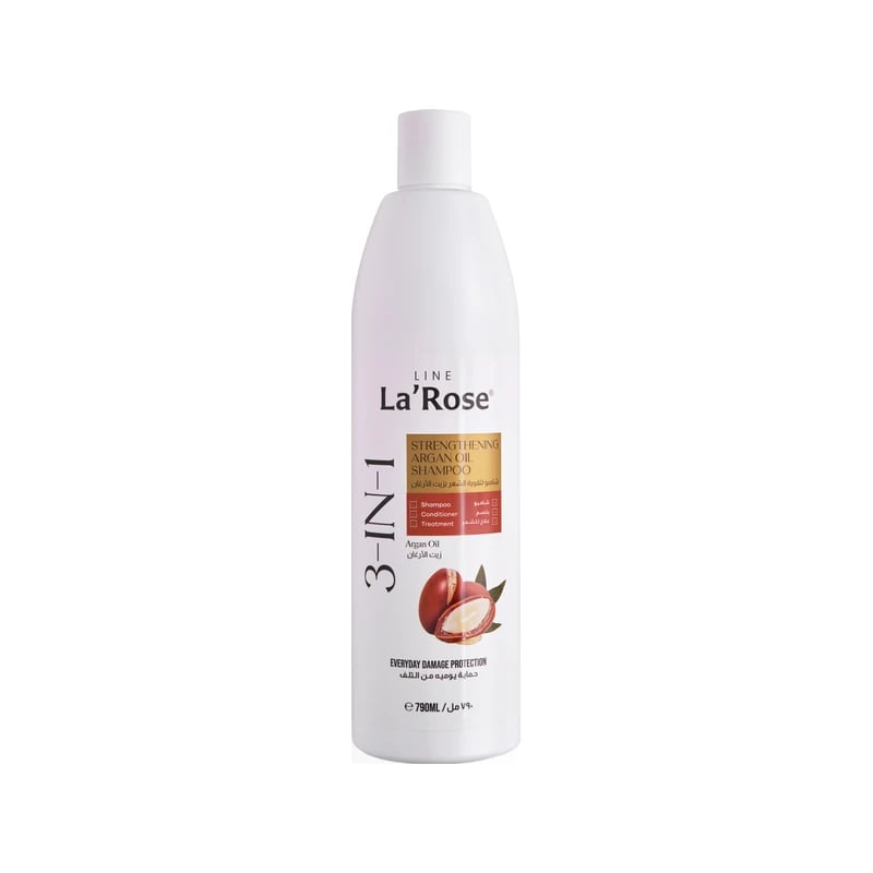 شامبو لاروز المقوي 3 في 1 بزيت الاركان - LaRose Strengthening Shampoo 3 in 1 Argan Oil