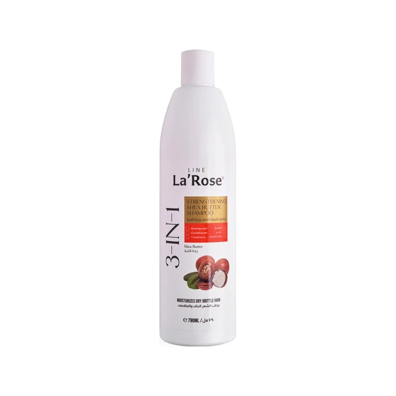 شامبو لاروز المقوي 3 في 1 بزبدة الشيا - LaRose Strengthening Shampoo 3 in 1 Shea Butter