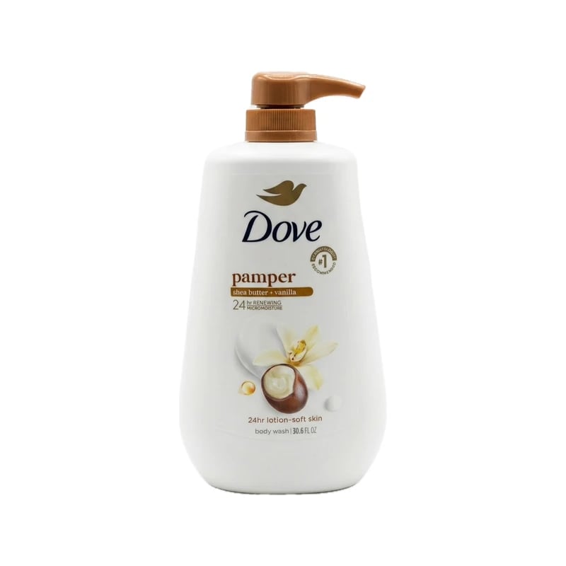 غسول جسم دوف بامبر بزبدة الشيا والفانيلا - Dove Pamper Shea Butter & Vanilla Body Wash