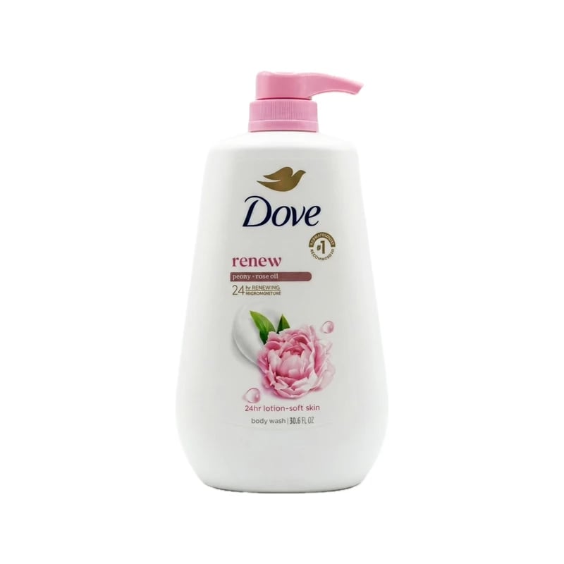 غسول جسم دوف رينيو بالفاوانيا وزيت الورد - Dove Renew Peony & Rose Oil Body Wash