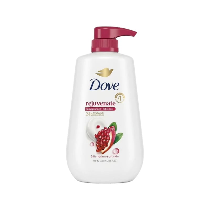 غسول جسم دوف ريجوفينيت بالرمان والكركديه - Dove Rejuvenate Pomegranate & Hibiscus Body Wash