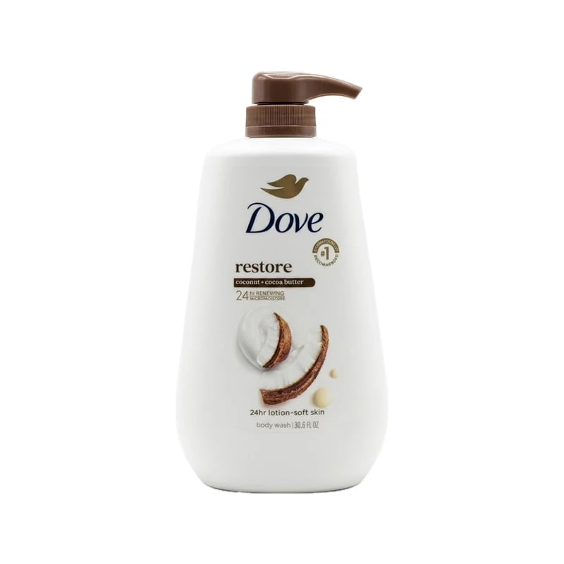 غسول جسم دوف ريستور بجوز الهند وزبدة الكاكاو - Dove Restore Coconut & Cocoa Butter Body Wash