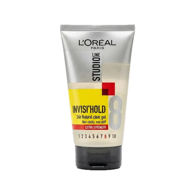 جل شعر شفاف لوريال باريس ستوديو لاين إنفيزي هولد قوي جداً رقم 8 - Loreal Paris Studio Line Invisi Hold Extra Strength Clear Gel No.8