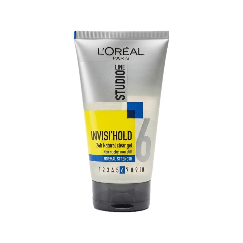 جل شعر شفاف لوريال باريس ستوديو لاين إنفيزي هولد قوة عادية رقم 6 - Loreal Paris Studio Line Invisi Hold Normal Strength Clear Gel No.6