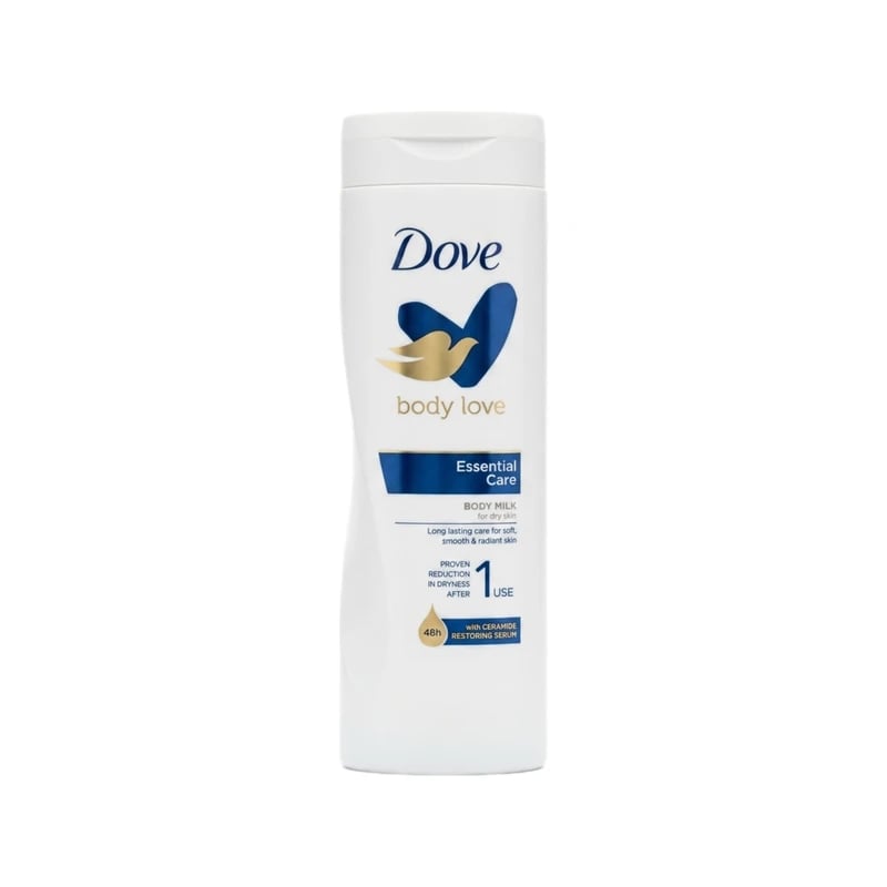 دوف بادي لوف حليب الجسم عناية أساسية للبشرة الجافة - Dove Body Love Essential Care Body Milk